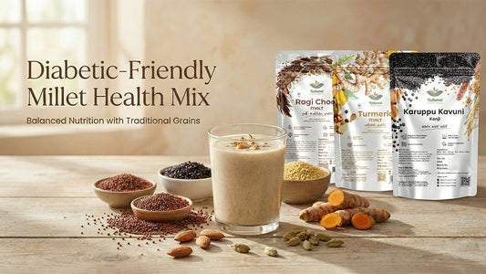 Diabetic-Friendly Millet Health Mix: A Smarter Choice for Balanced Nutrition
