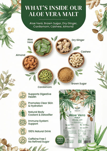 Aloe Vera Malt – Natural Aloe Health Drink Mix