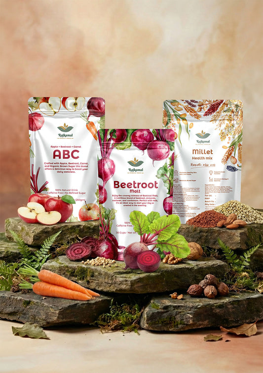 Complete Breakfast Combo – ABC Malt, Beetroot Malt & Millet Health Mix