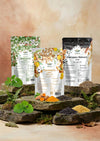 Senior Wellness Combo – Brahmi, Turmeric & Karuppu Kavuni Kanji