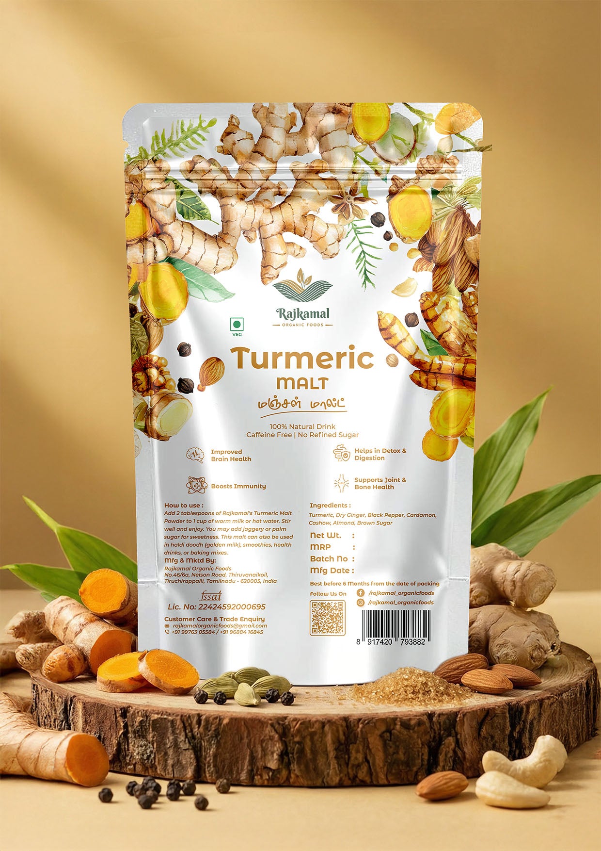 Turmeric Malt – Natural Turmeric Health Drink Mix