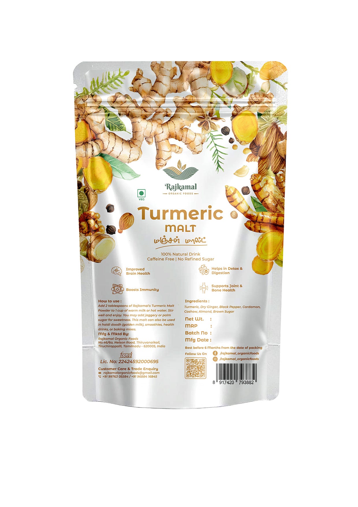 Turmeric Malt – Natural Turmeric Health Drink Mix