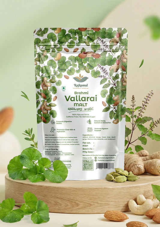 Brahmi Vallarai Malt – Traditional Herbal Health Drink Mix